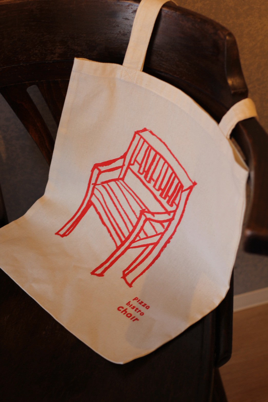 創業記念限定トートバッグ A4対応 pizza bistro chair コラボ
